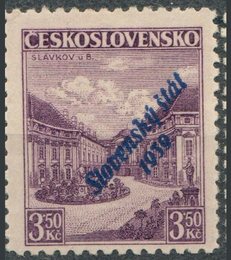 Číslo 18, Variant: modrá pretlač